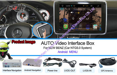 BENZ Android Car Interface 800 * 480 HVGA 1.2GHZ CPU พร้อมระบบนำทางแบบสัมผัส 9 - 12V