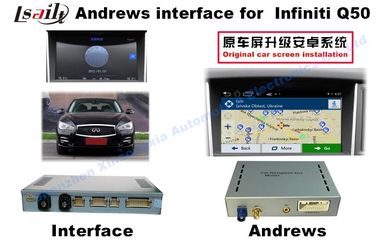 INFINITI Q50 Android Auto Interface พร้อม WIFI / Bluetooth 3G / กล้องมองหลัง