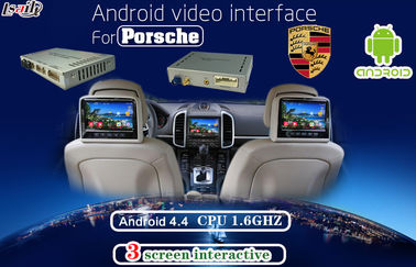 มัลติมีเดีย Android Auto Interface สำหรับ Porsche PCM 4.0 รองรับการแสดงผลพนักพิงศีรษะ