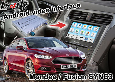 Mondeo Fusion SYNC 3 ระบบนำทางอัตโนมัติ Android Map บริการของ Google พร้อม carplay ไร้สาย