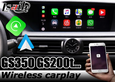 Wireless carplay android auto interface สำหรับ Lexus GS450h GS350 GS200t youtube play โดย Lsailt