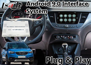 กล่องนำทาง GPS Android สำหรับ 2014-2019 ระบบ Opel Crossland X Intellilink, Bluetooth OBD