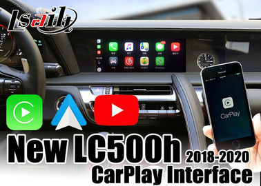 CarPlay / Android ระบบนำทางมัลติมีเดียในรถยนต์สำหรับ Lexus LC500h 2018-2020 พร้อม YouTube