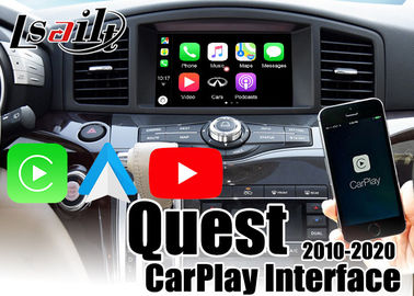 YouTube Waze Google Map Carplay Interface สำหรับ Nissan 2012-2018 Quest