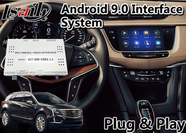 Android 9.0 GPS นำทางวิดีโออินเทอร์เฟซสำหรับ Cadillac XT5 / XTS / SRX / ATS / CTS 2014-2020 ระบบคิว