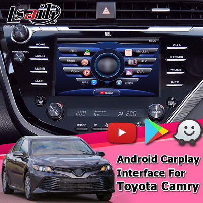 โปรเซสเซอร์ PX6 Android Carplay Interface SGS สำหรับ Toyoat Camry V70 2018 carplay android auto