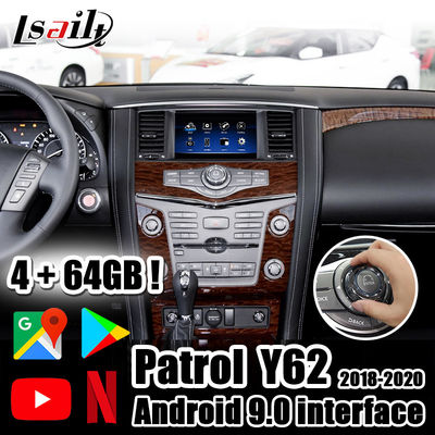 Lsailt PX6 4GB CarPlay &amp; อินเทอร์เฟซวิดีโอ Android พร้อม Netflix, YouTube, Android Auto สำหรับ 2018- ตอนนี้ Patrol Y62