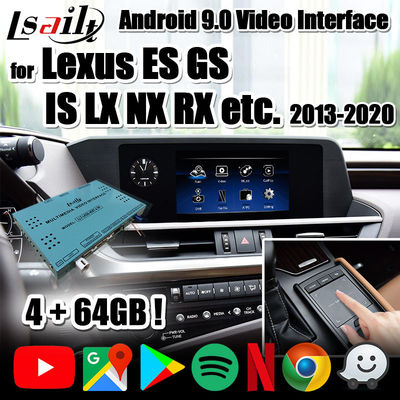 อินเทอร์เฟซมัลติมีเดีย 4GB CarPlay/Android สำหรับ Lexus พร้อม YouTube, NetFlix, Waze NX LX GX RX LC CT RC LS