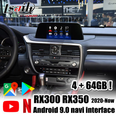 ระบบมัลติมีเดีย CarPlay / Android Lexus Video Interface รองรับการเล่นวิดีโอ 4K HD, กล้องด้านหลังสำหรับ RX300h RX350