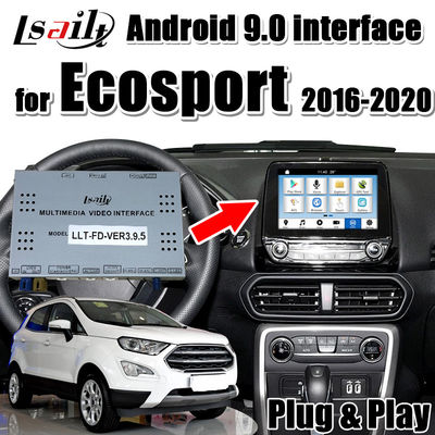 ส่วนต่อประสานการนำทางของ Android Ford สำหรับ Ecosport Fiesta Focus Kuga รองรับ carplay, android auto, index, netflix