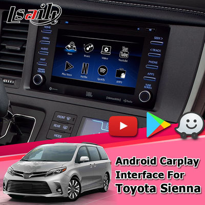 ระบบ Android Carplay Box หน้าจอสัมผัสดั้งเดิมควบคุมสำหรับ Toyota Sienna