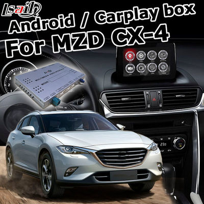 อินเทอร์เฟซวิดีโอมัลติมีเดีย Mazda CX-4 CX4 ตัวเลือก carplay android auto android interface
