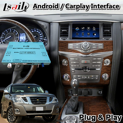 Lsailt 4 + 64GB Android Video Interface ระบบนำทาง GPS Carplay สำหรับ 2012-2017 Nissan Patrol Y62