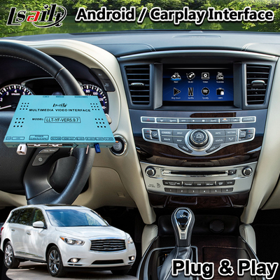 Lsailt 4 64GB Nissan Multimedia Interface Android Carplay สำหรับ Infiniti JX35 2010-2013 Model