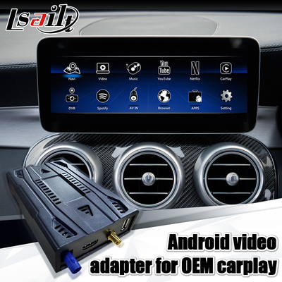 Cortex Carplay 64GB Android Interface Box RK3399 HDMI สำหรับ Mercedes Benz