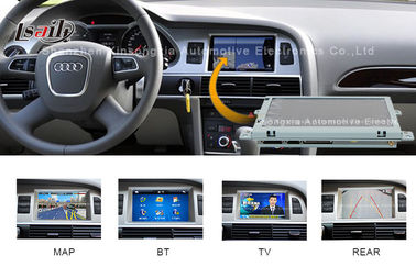 ระบบนำทางมัลติมีเดียในรถยนต์ 800MHZ สำหรับ AUDI Upgrade BT, DVD, Mirror Link