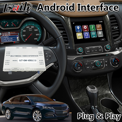 Lsailt Android Carplay อินเทอร์เฟซมัลติมีเดียสำหรับ Chevrolet Impala Colorado Tahoe พร้อม Android Auto ไร้สาย