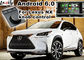 กล่องนำทาง Android สำหรับรถยนต์สำหรับหน่วย Toyota Lexus Fujitsu Google map waze มุมมองด้านหลัง youtube ฯลฯ