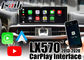 Carplay/Android Auto Interface สำหรับ Lexus LX570 2013-2020 รองรับ youtube, รีโมทคอนโทรลโดย OEM mouse controller