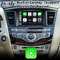 Infiniti QX60 Android Carplay อินเทอร์เฟซวิดีโอมัลติมีเดียรถ GPS Navigation Box