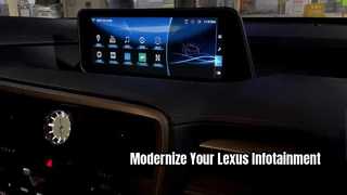 หน้าจอ Lsailt Android สำหรับ Lexus RX NX IS RC GS ES
