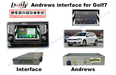 VW GOLF7 MIB2 ยานพาหนะ Android Auto Interface พร้อม Full Touch DVD