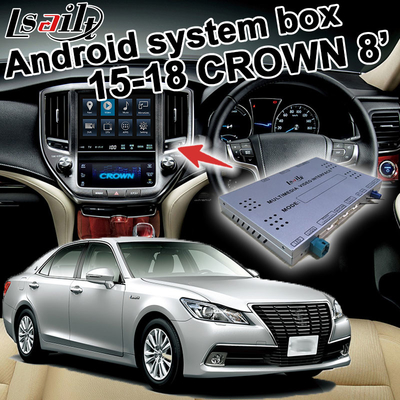 Toyota Crown S210 AWS215 GWS214 อินเทอร์เฟซมัลติมีเดีย android ไร้สาย carplay android auto พร้อมวิทยุ FM เพิ่ม