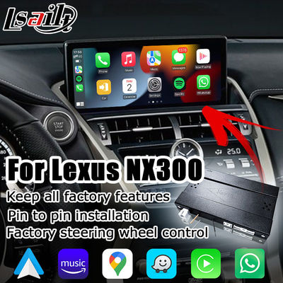 Lexus NX300 NX300h 2018 2021 กล่องอินเตอร์เฟสอัตโนมัติ android carplay ไร้สาย