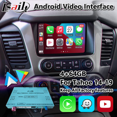 Lsailt Android Carplay Multimedia Video Interface สำหรับ Chevrolet GMC Tahoe ปี 2014-2019
