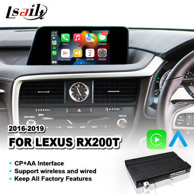 Car Integration Carplay Interface สําหรับ Lexus RX200T RX350 RX300 RX การควบคุมหนู 2016-2019