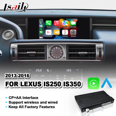 อินเตอร์เฟซ Carplay แบบไร้สายสําหรับ Lexus IS250 IS350 IS 250 การควบคุมหนู 2013-2016