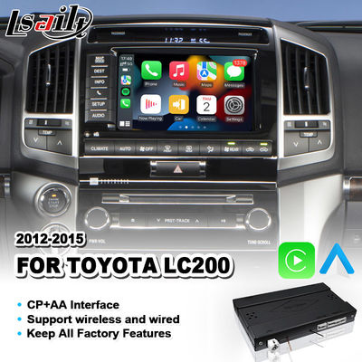 อินเทอร์เฟซ Carplay ไร้สายของ Toyota สำหรับ Land Cruiser LC200 200 V8 2012-2015 โดย Lsailt