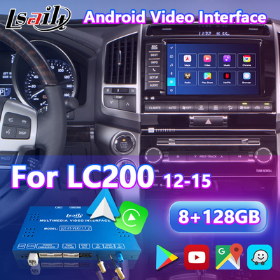 Lsailt Qualcomm Android Multimedia System Interface สําหรับ Toyota Land Cruiser 200 LC200 ปี 2012-2015
