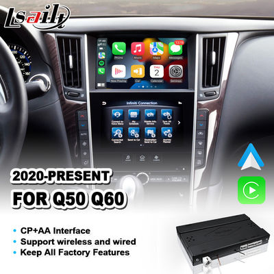 Lsailt CP + AA OEM Integration Carplay Interface สําหรับ 2021-ปัจจุบัน อินฟินิตี้ Q50 Q60 Q60S Q50S