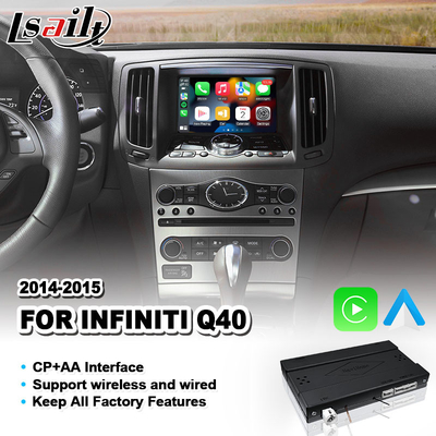 Lsailt OEM Integration Android Auto Video Interface Carplay สําหรับคาร์พลายอินฟินิตี้ Q40 2014-2015