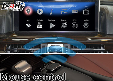 Lsailt Android 9.0 รถนำทาง GPS สำหรับ Lexus LX570 เมาส์ควบคุม 2016-2020 รุ่น Youtube Waze LX 570
