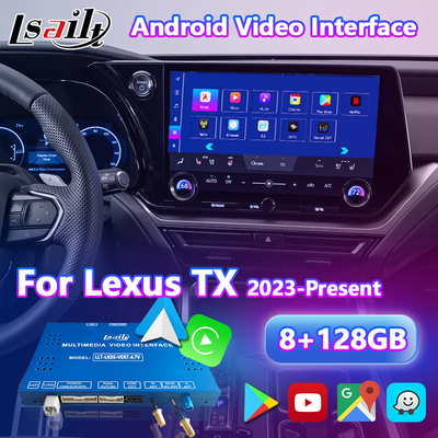 Lsailt Android Carplay Multimedia Video Interface สําหรับ 2023-ปัจจุบัน Lexus TX TX350 TX500h