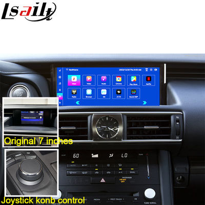 Android 13 หน้าจอ Android ขนาด 10.25 นิ้ว จอแสดงผลมัลติมีเดียสำหรับ Lexus IS200T IS300H 2015-2020 WIFI, HDMI, Bluetooth, Wireless CarPlay