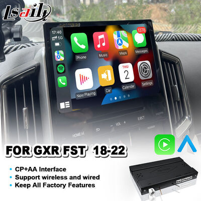 Lsailt Carplay Interface สำหรับ Toyota Land Cruiser LC 200 GXR GX-R LC200 FST Host Radio ปี 2018-2022