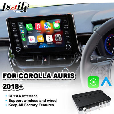 Lsailt Wireless Android Auto Carplay Interface สําหรับ โตโยต้า โคโรล่า ออริส 2018