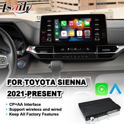 Lsailt Wireless Android Auto Carplay Interface สําหรับ Toyota Sienna LE XLE XSE ของปี 2021