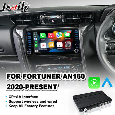 Lsailt อินเทอร์เฟซ Android Auto Carplay ไร้สายสำหรับ Toyota Fortuner AN160 ปี 2020-ปัจจุบัน