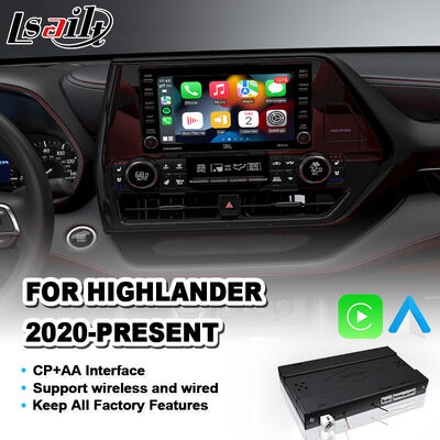 Lsailt Wireless Android Auto Carplay Interface สําหรับ 2020 และปัจจุบัน โตโยต้า ไฮแลนเดอร์
