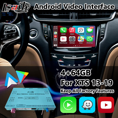 Lsailt Android Carplay Multimedia Video Interface สําหรับระบบ Cadillac XTS CUE ปี 2013-2019
