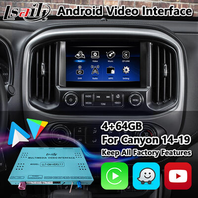 Lsailt Android Multimedia Video Interface สําหรับ 2015-2020 GMC Canyon Intellilink System พร้อมการเล่น Carplay