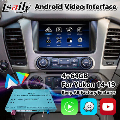 Lsailt Android Carplay Multimedia Video Interface สําหรับระบบ 2015-2020 GMC ยูคอน อินเทลลินค์