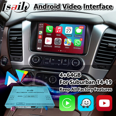 Lsailt Android Auto Carplay Multimedia Interface สําหรับ 2014-2020 เชฟโรเล็ต ซับบอร์บัน มายลิงค์ ระบบ