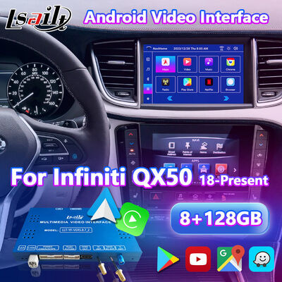 Lsailt Android Carplay Multimedia Video Interface สำหรับ Infiniti QX50 ปี 2018-2022