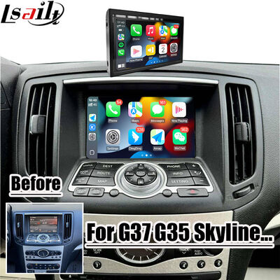 Lsailt 7 นิ้ว Wireless Android Auto CarPlay Screen สําหรับ Infiniti G37 G25 G35 Skyline 370GT (V36) Q40 2007-2014 HD ทัชช์ดิสป์