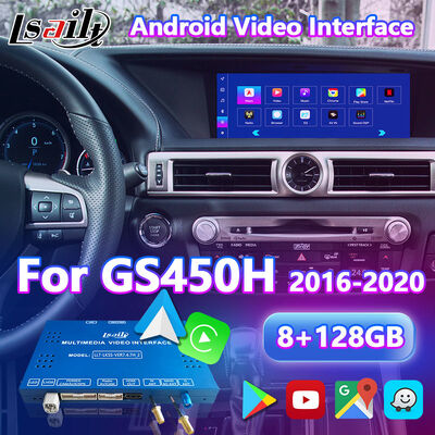 Lsailt Android Car Multimedia Interface สําหรับ Lexus GS300h GS200t GS350 GS450h GSF GS L10 2016-2020